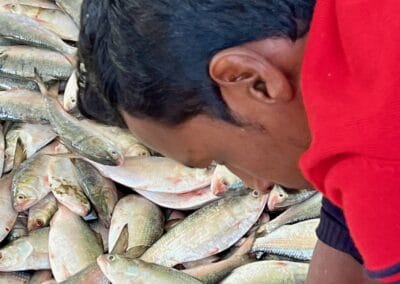 Ibrahim Working at the Alipur Fish Docks and Market – Bangladesh - Photo Credit: IbraDan Creative