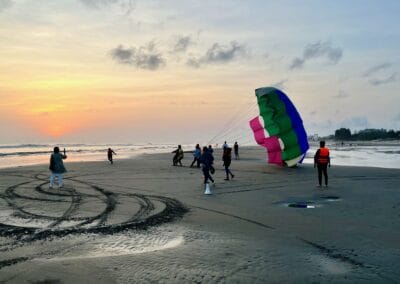 Daniel-Ibrahim Parasailing in Bangladesh: Photo Credit Daniel-Ibrahim