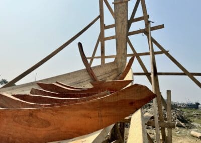 Building Wooden ‘Sampan’ Fishing Boats – Bangladesh - Image Credit Daniel~Ibrahim
