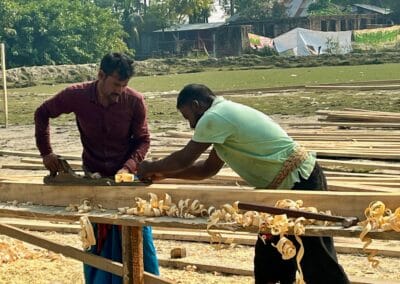 Building Wooden ‘Sampan’ Fishing Boats – Bangladesh - Image Credit Daniel~Ibrahim