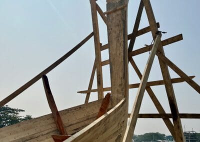 Building Wooden ‘Sampan’ Fishing Boats – Bangladesh - Image Credit Daniel~Ibrahim