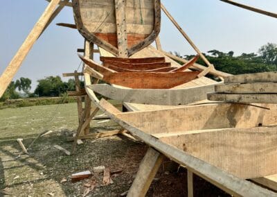 Building Wooden ‘Sampan’ Fishing Boats – Bangladesh - Image Credit Daniel~Ibrahim